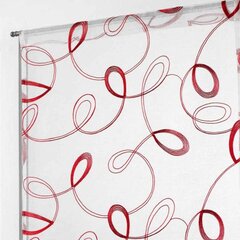 Douceur d'Intérieur Hoops -valoverho, punainen, 2 x 60 x 160 cm hinta ja tiedot | Verhot | hobbyhall.fi