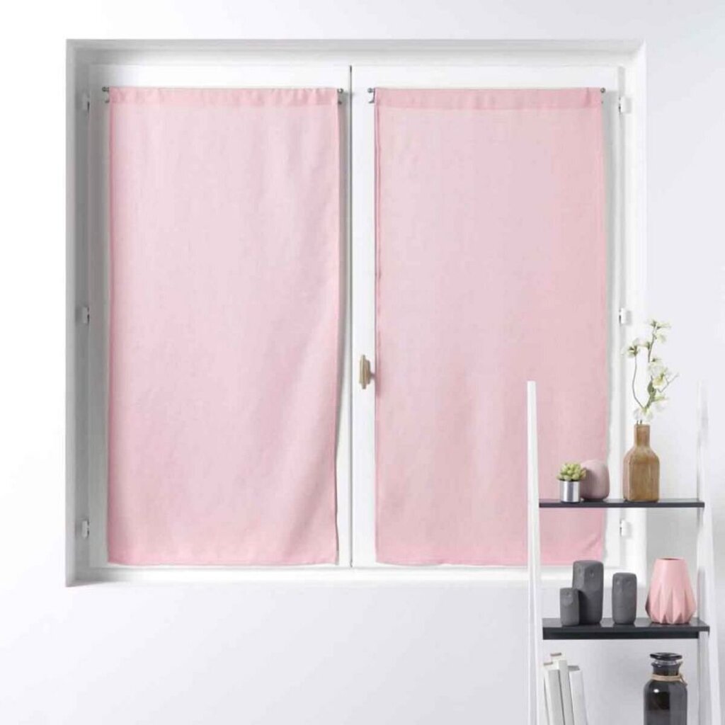 Douceur d'Intérieur Soane -valoverho, roosa, 2 x 60 x 90 cm hinta ja tiedot | Verhot | hobbyhall.fi