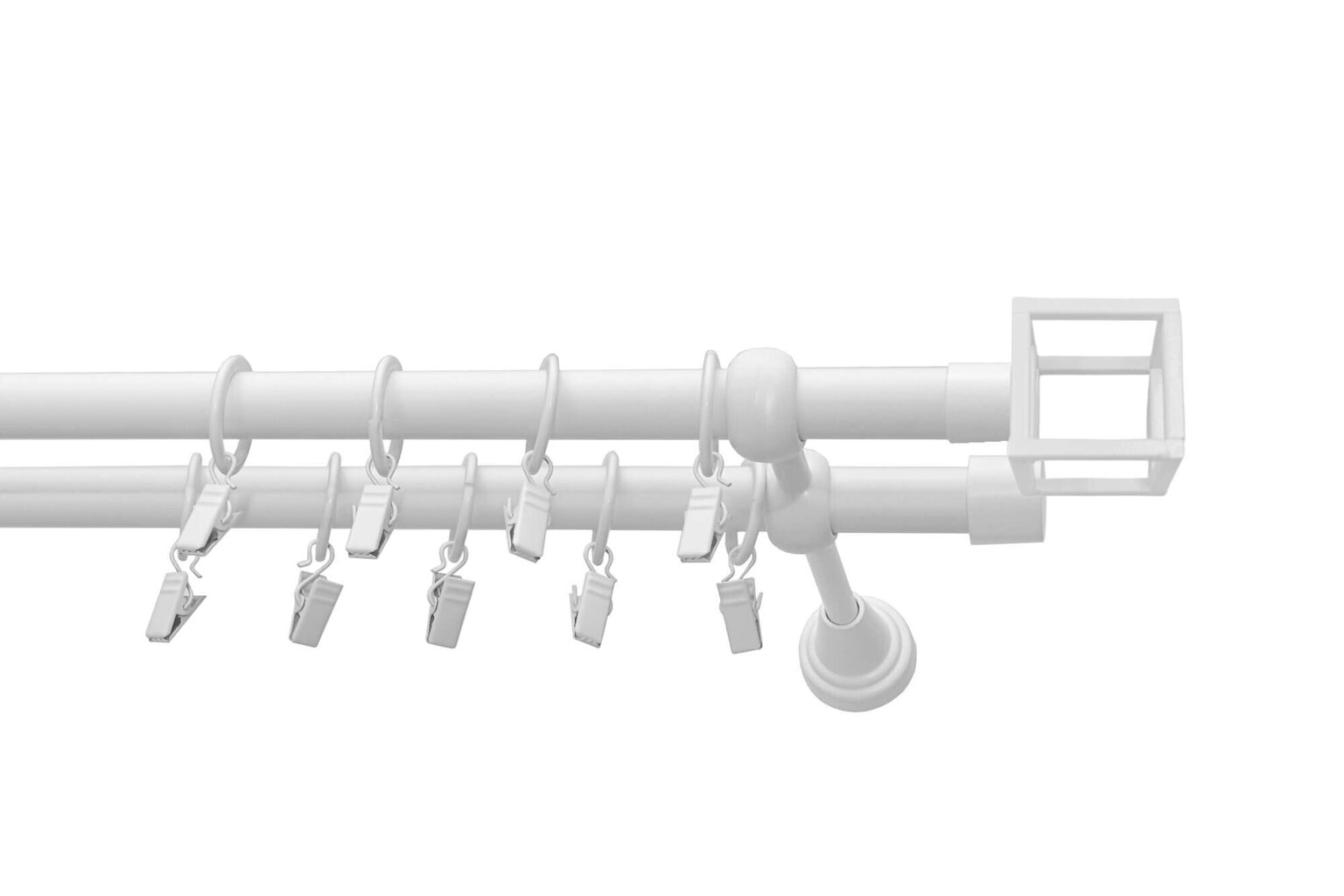 Olimp kaksinkertainen verhotanko 300 cm hinta ja tiedot | Verhotangot | hobbyhall.fi