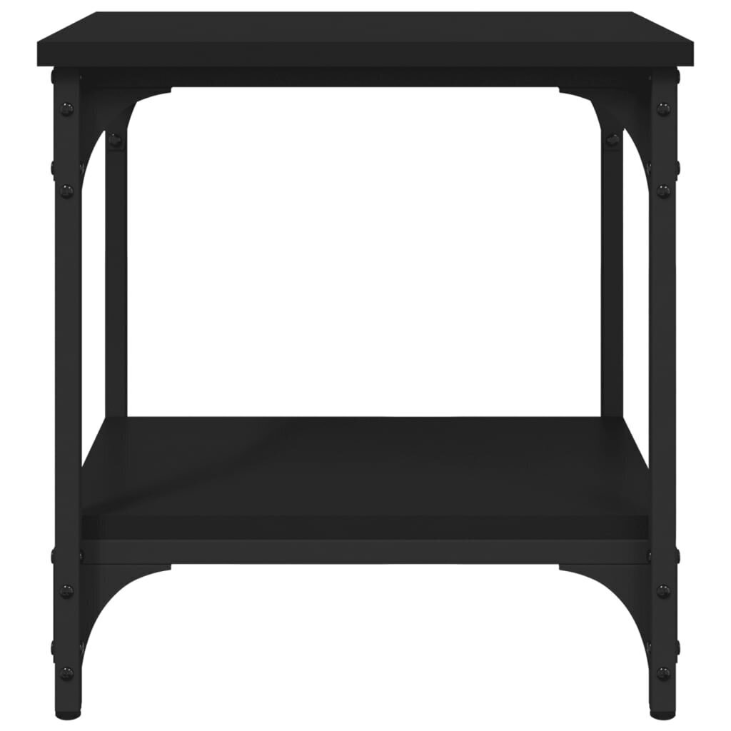 vidaXL Sivupöytä musta 40x30x42 cm tekninen puu hinta ja tiedot | Sohvapöydät | hobbyhall.fi