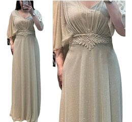 Iltapuku Firat 542 beige hinta ja tiedot | Mekot | hobbyhall.fi