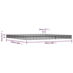 vidaXL 60-paneelinen lemmikkihäkki ovella musta 35x35 cm teräs hinta ja tiedot | Pieneläinten häkit ja tarvikkeet | hobbyhall.fi