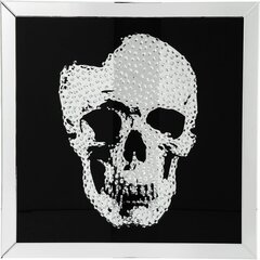 Taulu kehyksessä, Skull, 100x100cm hinta ja tiedot | Taulut | hobbyhall.fi