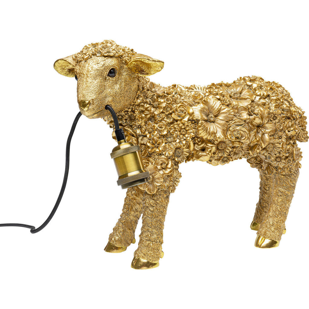 Pöytälamppu, Sheep, Kulta 36cm hinta ja tiedot | Pöytävalaisimet | hobbyhall.fi