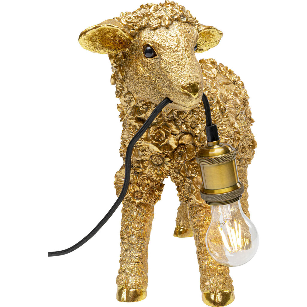 Pöytälamppu, Sheep, Kulta 36cm hinta ja tiedot | Pöytävalaisimet | hobbyhall.fi