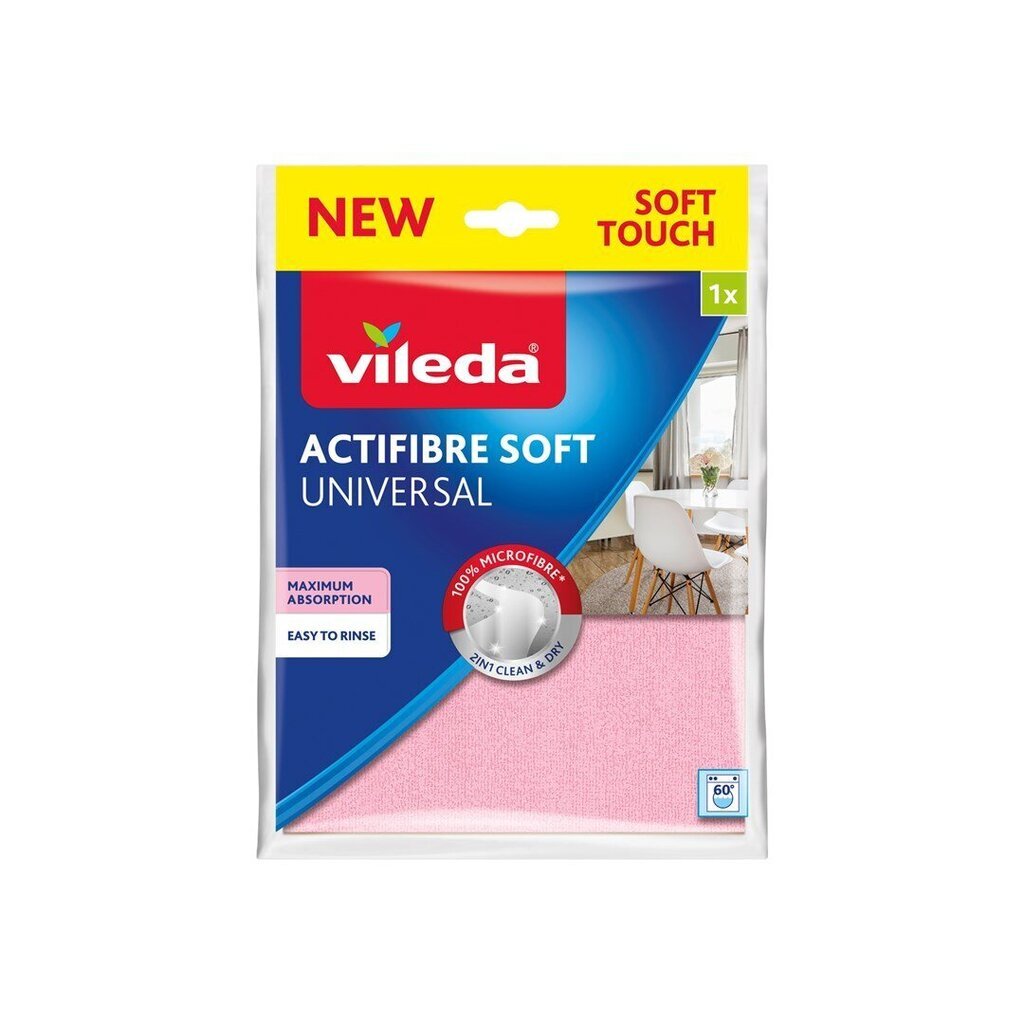 Vileda Actifibre Soft yleisliina, 1 kpl hinta ja tiedot | Siivoustarvikkeet | hobbyhall.fi