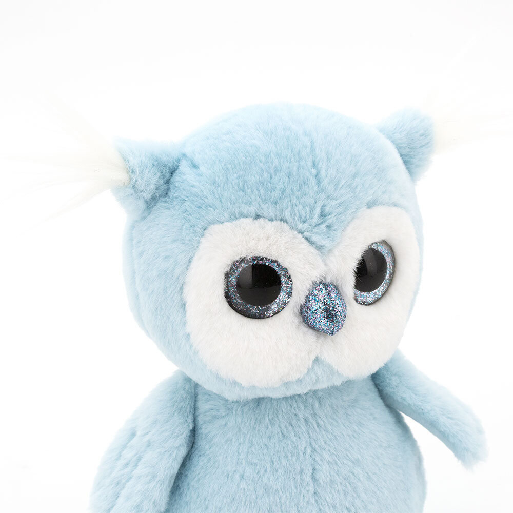 Pehmeä lelu Fluffy Owl Blue, 22 cm hinta ja tiedot | Pehmolelut | hobbyhall.fi