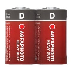 AgfaPhoto Elements Heavy Duty D/R20 2kpl hinta ja tiedot | Paristot | hobbyhall.fi