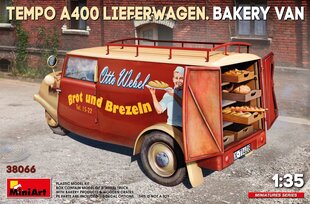 Liimattava malli MiniArt 38066 Tempo A400 Lieferwagen Bakery Van 1/35 hinta ja tiedot | Koottavat pienoismallit | hobbyhall.fi