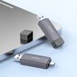 Memory card reader Hoco HB45 USB-C/USB-A 2-in-1 USB3.0 grey hinta ja tiedot | Adapterit | hobbyhall.fi