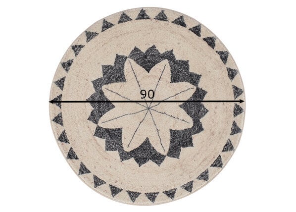 Vercai Rugs matto Brady 90x90 cm hinta ja tiedot | Isot matot | hobbyhall.fi