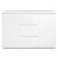 Lipasto Aatrium, 120x40x80 cm, valkoinen hinta ja tiedot | Lipastot | hobbyhall.fi