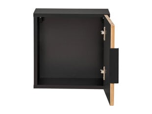 Kylpyhuonekaappi Comad Xilo Black Wotan 83-01-D-1D, musta/ruskea hinta ja tiedot | Kylpyhuonekaapit | hobbyhall.fi