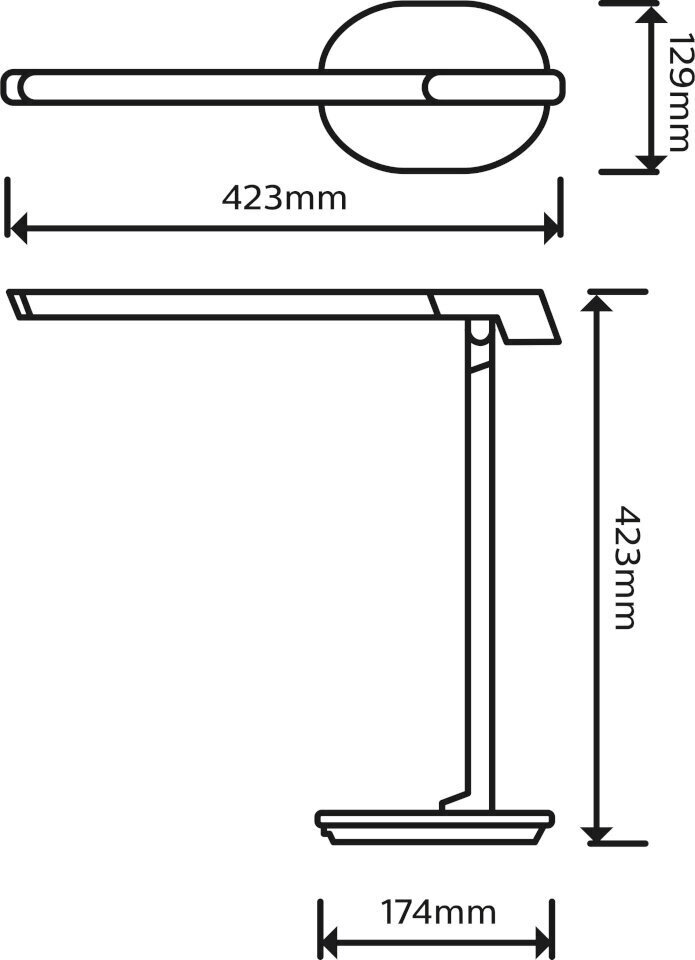 Philips pöytävalaisin Sword DSK610 hinta ja tiedot | Pöytävalaisimet | hobbyhall.fi