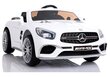 Mercedes-Benz SL65 sähköauto lapsille, valkoinen hinta ja tiedot | Lasten sähköautot | hobbyhall.fi