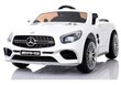 Mercedes-Benz SL65 sähköauto lapsille, valkoinen hinta ja tiedot | Lasten sähköautot | hobbyhall.fi