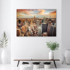 Kuva, Auringonlasku New Yorkissa hinta ja tiedot | Taulut | hobbyhall.fi