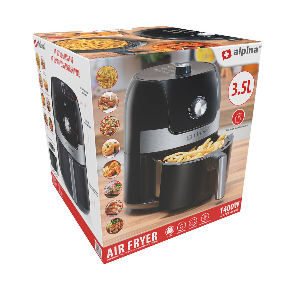 Alpina Air Fryer hinta ja tiedot | Airfryerit ja friteerauskeittimet | hobbyhall.fi