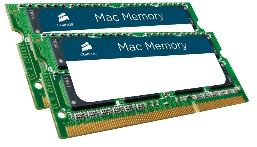Corsair Mac Memory 16GB DDR3 CL9 SO-DIMM KIT OF 2 CMSA16GX3M2A1333C9 hinta ja tiedot | Muisti (RAM) | hobbyhall.fi