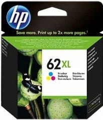 HP 62XL Tri-Colour C/M/Y hinta ja tiedot | Mustekasetit | hobbyhall.fi