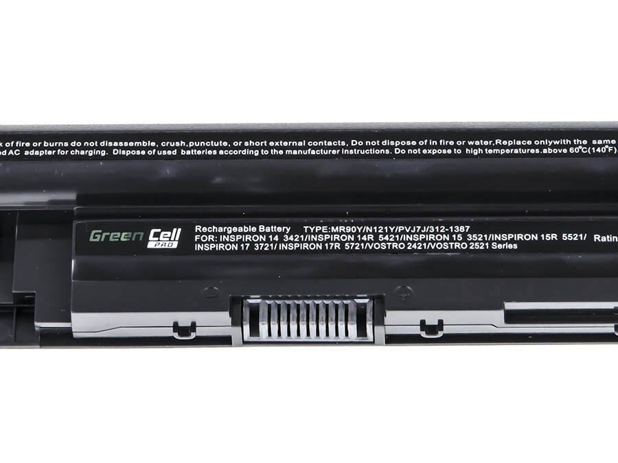 Green Cell Pro Laptop Battery for Dell Inspiron 14 3000 15 3000 3521 3537 15R 5521 5537 17 5749 hinta ja tiedot | Kannettavien tietokoneiden akut | hobbyhall.fi