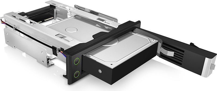 IcyBox IB-166SSK-B 3,5 "HDD SATA hinta ja tiedot | Koteloiden lisätarvikkeet | hobbyhall.fi