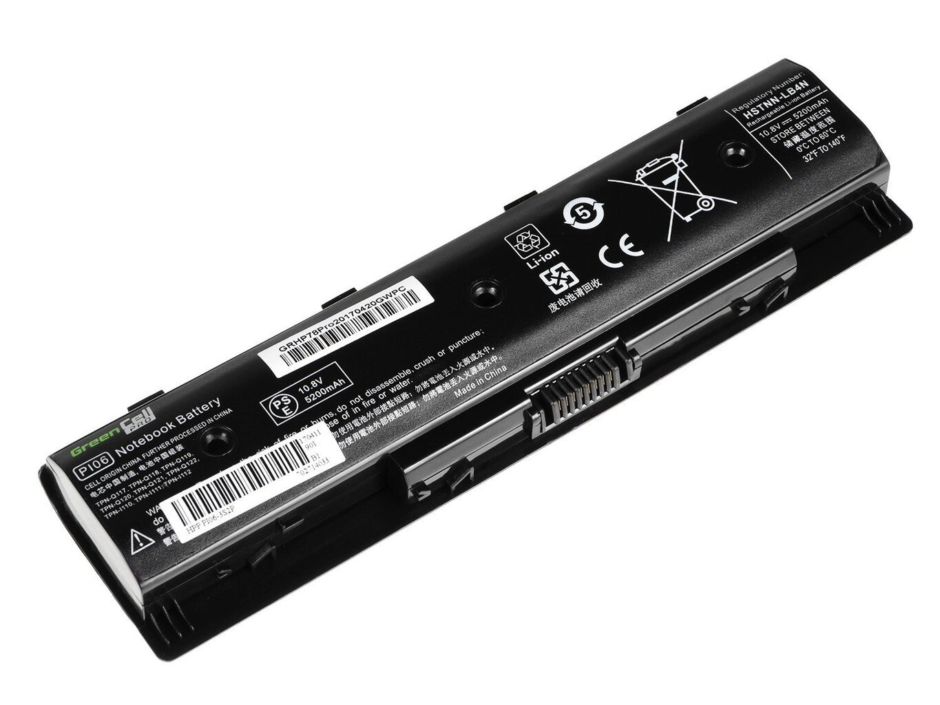 Green Cell Pro Laptop Battery for HP Pavilion 15 17 Envy 15 17 hinta ja tiedot | Kannettavien tietokoneiden akut | hobbyhall.fi