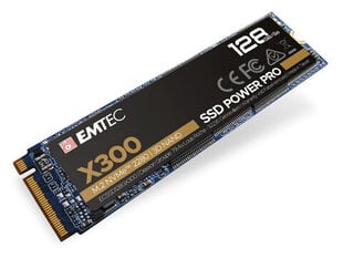 Emtec X300 (ECSSD128GX300) hinta ja tiedot | Emtec Tietokoneet ja pelaaminen | hobbyhall.fi