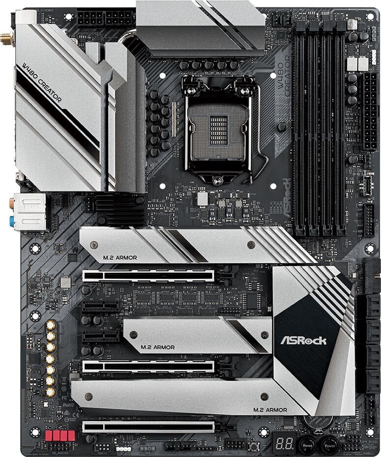 ASRock W480 Creator hinta ja tiedot | Emolevyt | hobbyhall.fi