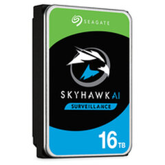 Seagate, HDD, Skyhawk AI 3,5" 16TB SATA 6GB/s hinta ja tiedot | Kovalevyt | hobbyhall.fi