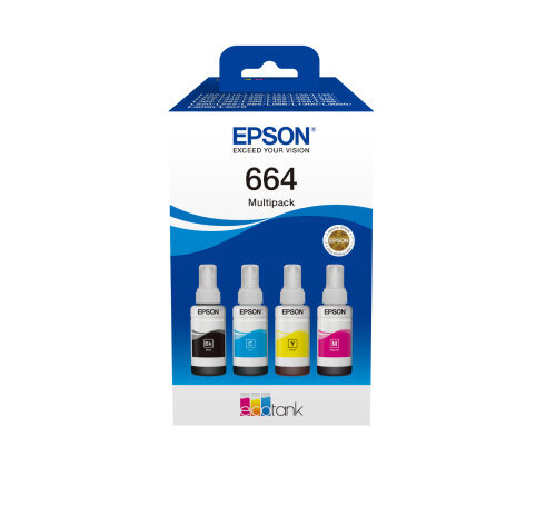 Epson C13T66464A ink cartridge 4 pc(s) Compatible Black, Cyan, Magenta, Yellow hinta ja tiedot | Laserkasetit | hobbyhall.fi