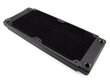 XSPC TX240 Crossflow Ultrathin Radiator 240mm Black hinta ja tiedot | Vesijäähdytystarvikkeet | hobbyhall.fi
