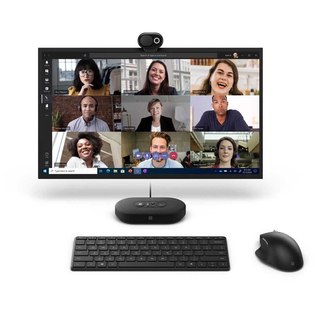 Microsoft Modern Webcam Black 8L3-00002 hinta ja tiedot | Web-kamerat | hobbyhall.fi