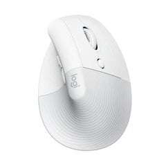 Logitech Lift Vertical Ergonomic for Mac, white - Wireless mouse kaina ir informacija | Hiiret | hobbyhall.fi