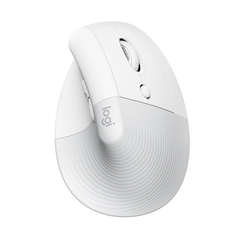Logitech Lift Vertical Ergonomic for Mac, white - Wireless mouse hinta ja tiedot | Hiiret | hobbyhall.fi