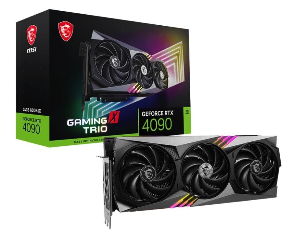 MSI GeForce RTX 4090 Gaming X Trio 24GB D6X hinta ja tiedot | Näytönohjaimet | hobbyhall.fi