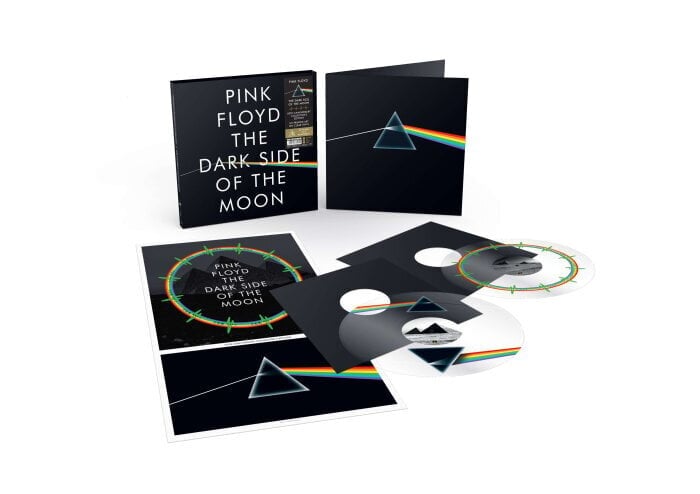 2LP PINK FLOYD The Dark Side Of The Moon (Picture Discs: UV Printed Art On Clear Vinyl, Limited Collector's Edition, 180g, 2023 Remaster, 50th Anniversary) Vinyylilevy hinta ja tiedot | Vinyylilevyt, CD-levyt, DVD-levyt | hobbyhall.fi