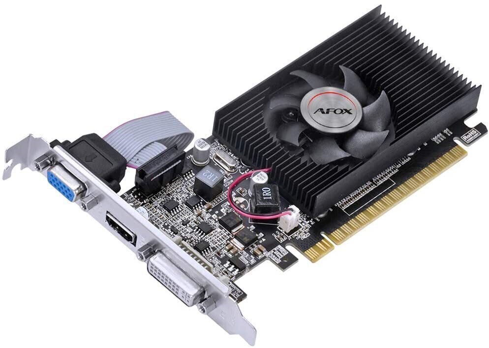 Afox GeForce GT210 512MB DDR3 (AF210-512D3L3-V2) hinta ja tiedot | Näytönohjaimet | hobbyhall.fi