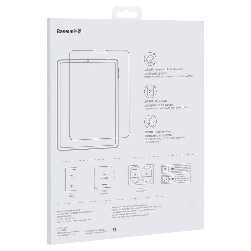 Baseus Crystal Series Tempered Glass 27170 hinta ja tiedot | Tablettien lisätarvikkeet | hobbyhall.fi