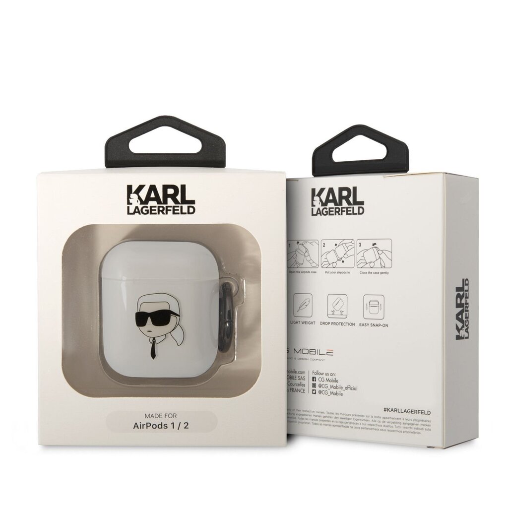 Karl Lagerfeld Airpods 1|2 hinta ja tiedot | Kuulokkeiden tarvikkeet | hobbyhall.fi