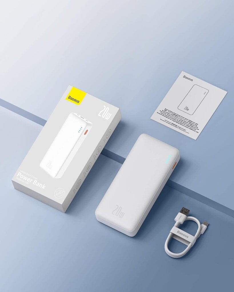 Baseus Powerbank 20 000 mAh hinta ja tiedot | Varavirtalähteet | hobbyhall.fi