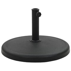 vidaXL Aurinkovarjon jalka polyresiini 19 kg pyöreä musta hinta ja tiedot | Aurinkovarjot ja markiisit | hobbyhall.fi