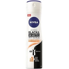 Antiperspirantti Nivea Extra Invisible Black&White, 150 ml hinta ja tiedot | Deodorantit | hobbyhall.fi