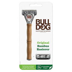 Bulldog Alkuperäinen Bamboo parranajokone + 2 varapäätä hinta ja tiedot | Bulldog Hygieniatuotteet | hobbyhall.fi