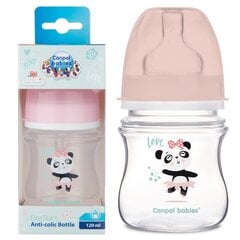 Canpol Babies tuttipullo, K, 120 ml hinta ja tiedot | Tuttipullot ja tarvikkeet | hobbyhall.fi