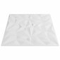 vidaXL Seinäpaneelit 12 kpl valkoinen 50x50 cm EPS 3 m² ametisti hinta ja tiedot | Sisustuspaneelit | hobbyhall.fi