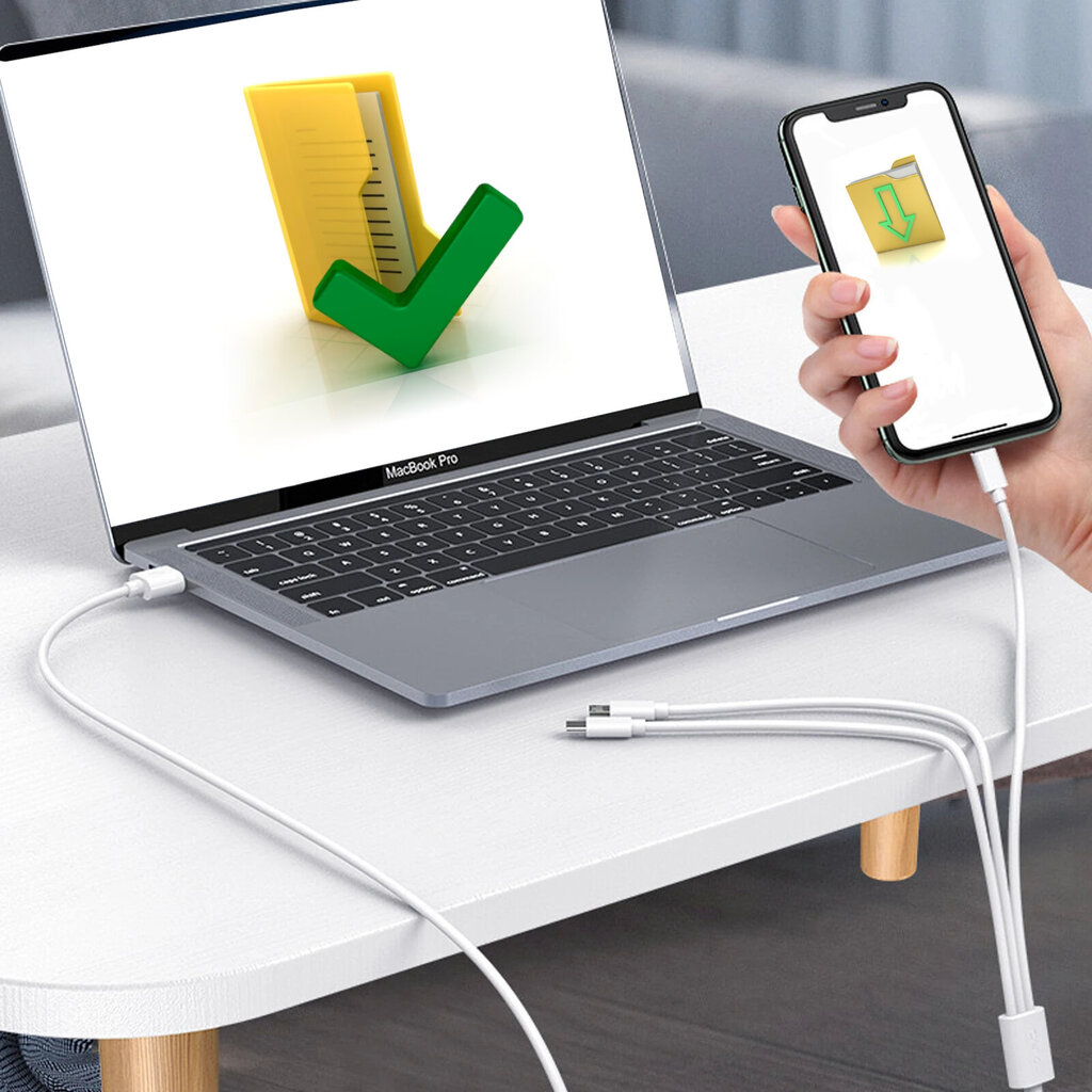 Xiaomi 120W Laturisetti + USB-C MicroUSB Lightning -kaapeli 3,25A hinta ja tiedot | Puhelimen laturit | hobbyhall.fi