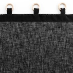 Douceur d'Intérieur Minalisa -valoverho, musta, 140 x 240 cm hinta ja tiedot | Verhot | hobbyhall.fi