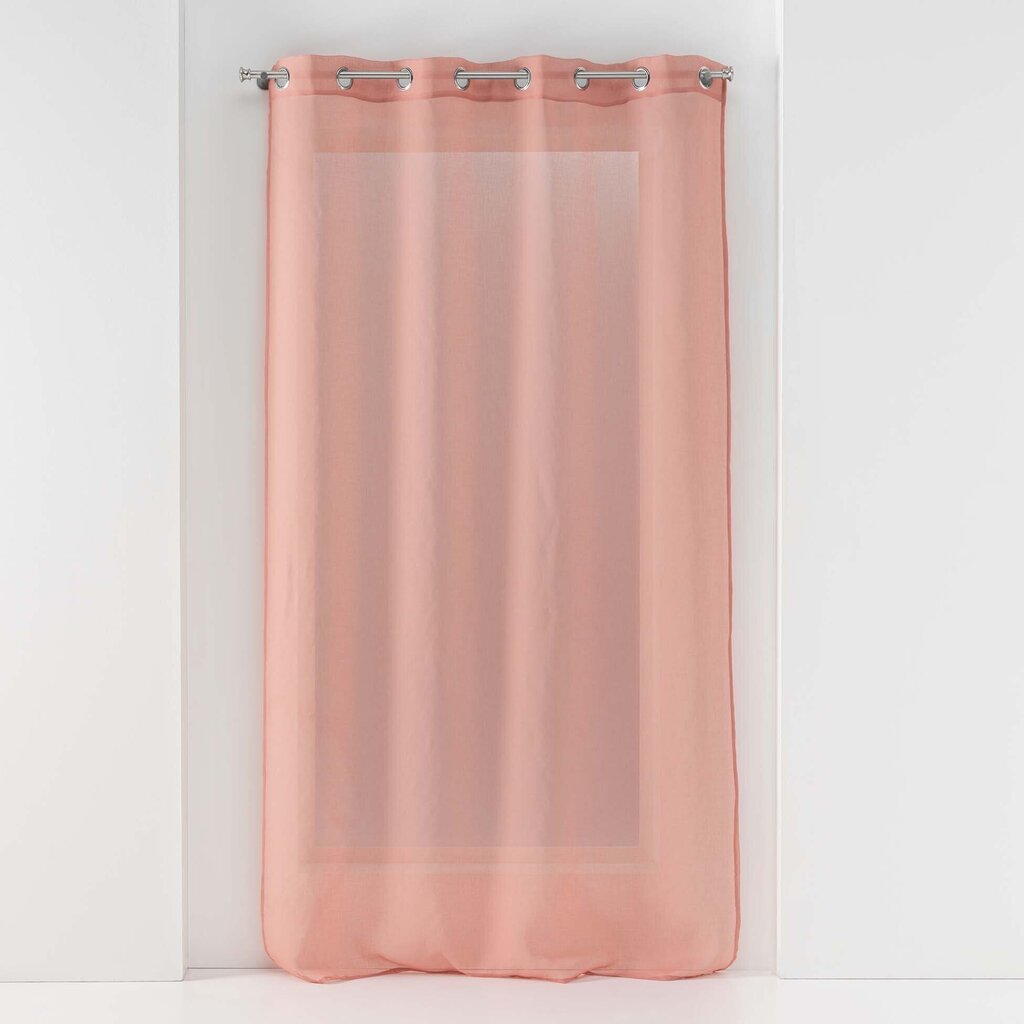 Douceur d'Intérieur Sandra -valoverho, roosa, 140 x 240 cm hinta ja tiedot | Verhot | hobbyhall.fi