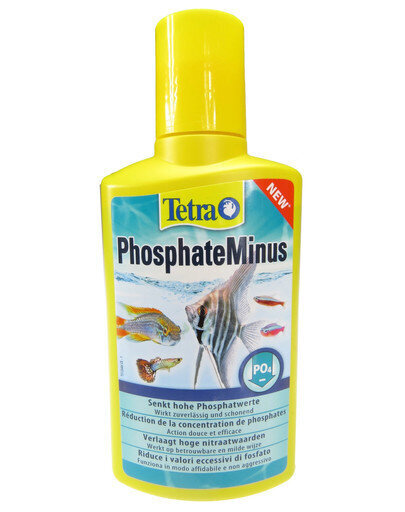 Valmiste fosfaattien pitoisuuden vähentämiseksi Tetra PhosphateMinus, 250 ml hinta ja tiedot | Akvaariotarvikkeet | hobbyhall.fi